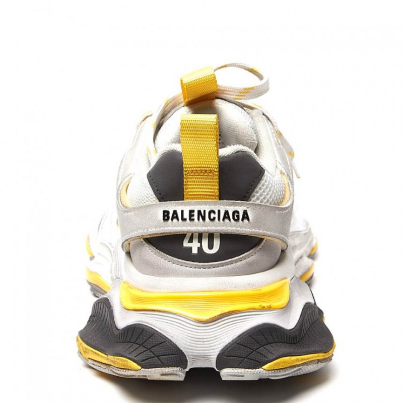 Balenciaga Cargo Sneaker Worn-Out - Grey Yellow