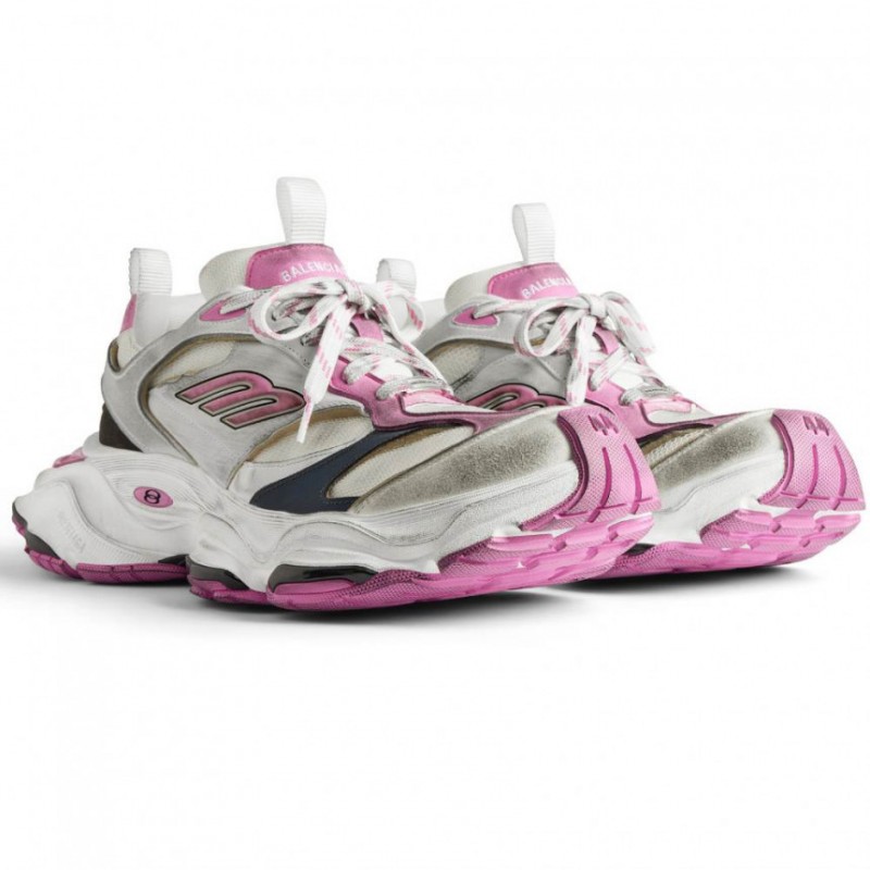 Balenciaga Cargo Sneaker Worn-Out - Pink