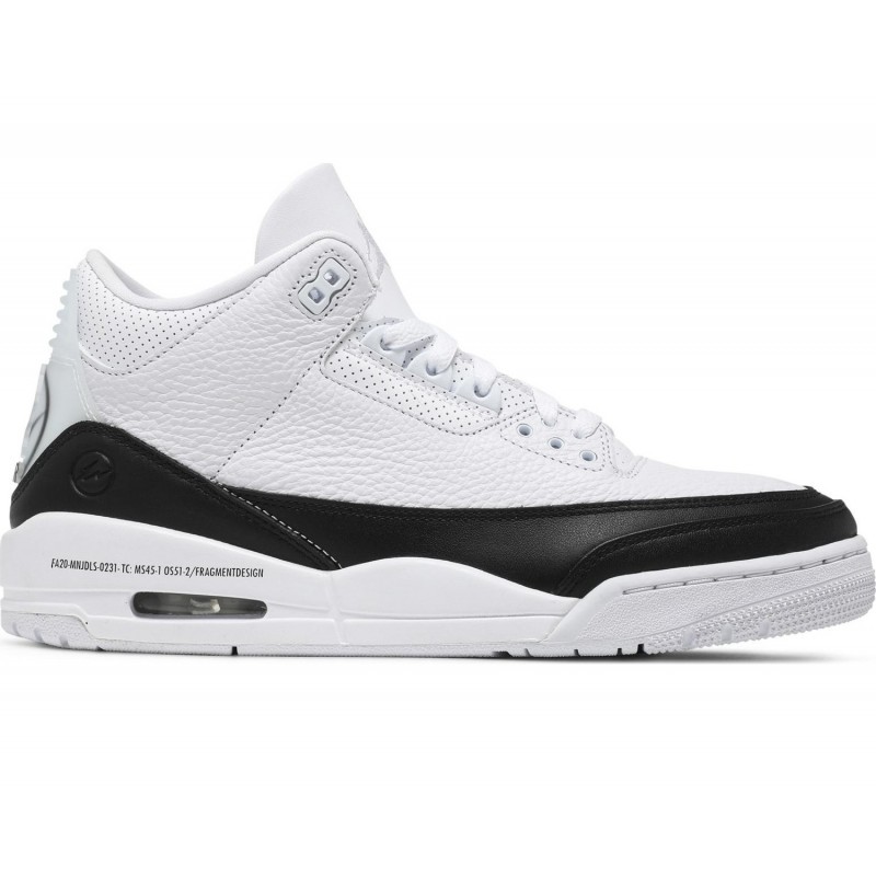 FRAGMENT DESIGN X AIR JORDAN 3 RETRO SP 'WHITE'