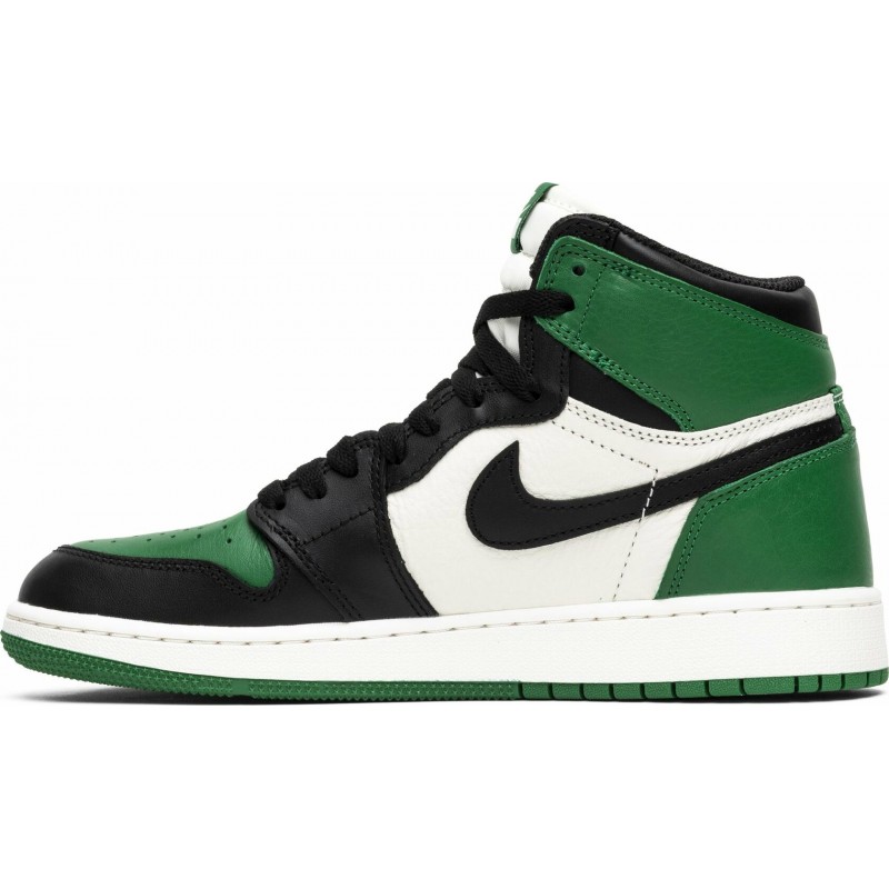 Jordan 1 Mid Green Toe