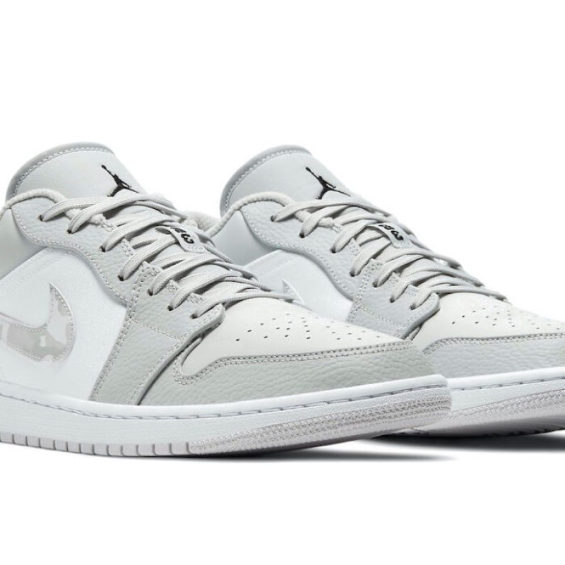 AIR JORDAN 1 LOW WHITE CAMO