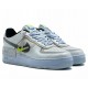 Nike Air Force 1 Shadow Pure Platinum Snakeskin Blue